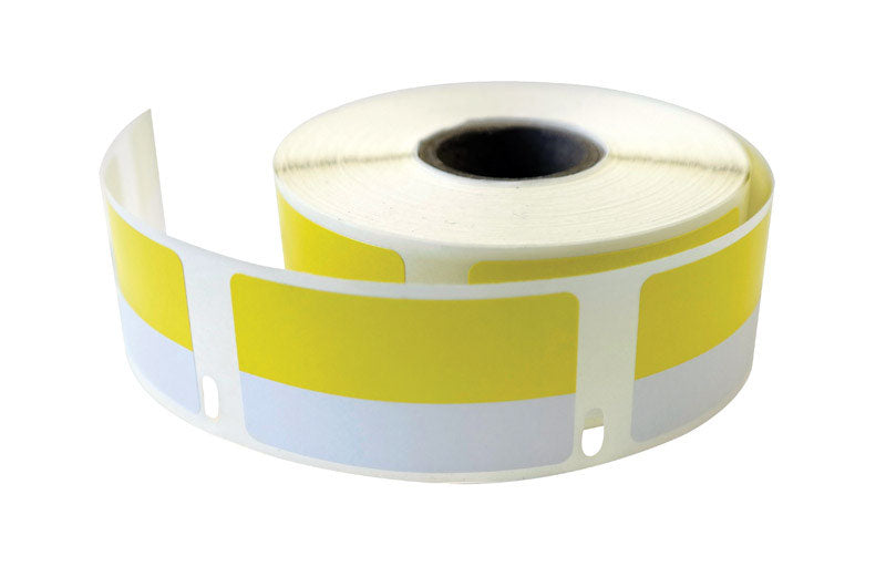 CENTURION INC, Adhesive Backed Yellow Bin Tag Labels