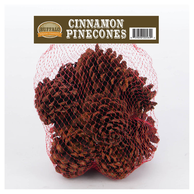 CBK GLOBAL ENTERPRISES INC, Buffalo Cinnamon Scent Brown Tabletop Mount Non-Electric Pinecones (Pack of 25)