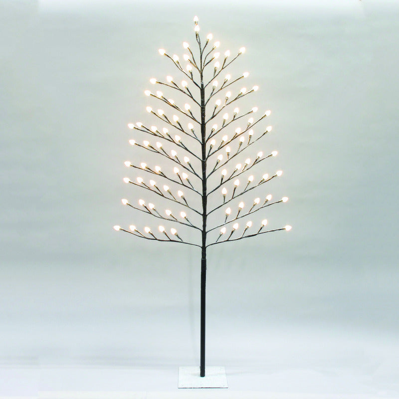 Inliten Llc, Celebrations  4 ft. LED  Prelit 95 lights Stick Tree