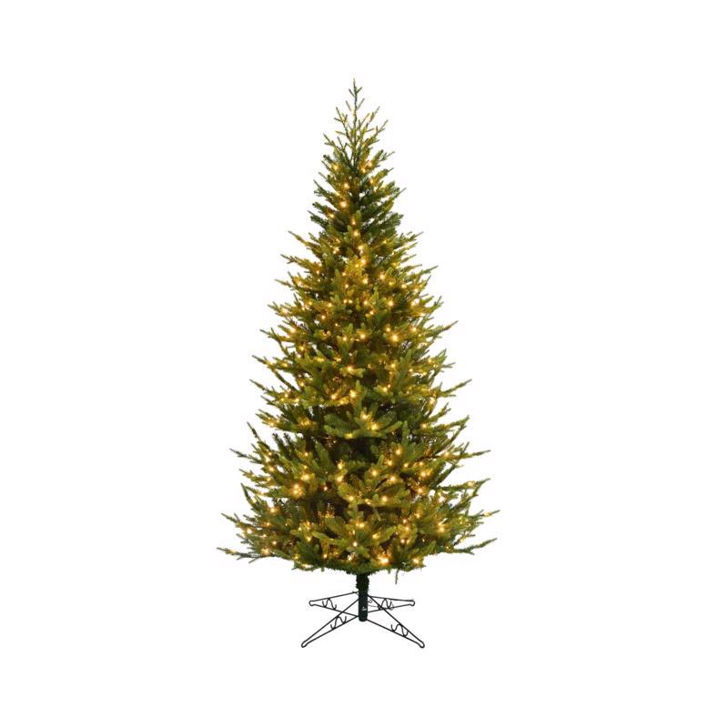 ACE TRADING - HOLIDAY BRIGHT LIGHTS, Celebrations 7-1/2 ft. Slim LED 1200 ct Vermont Spruce Christmas Tree