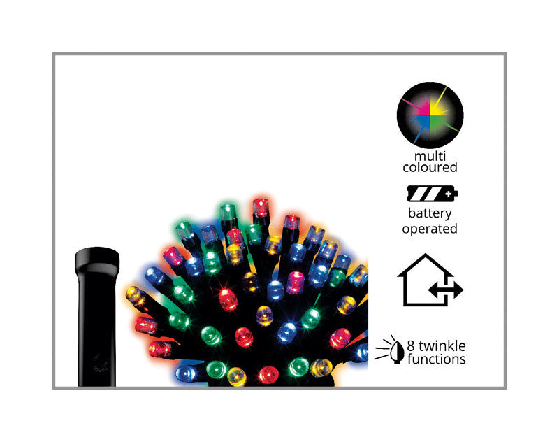 ACE TRADING - ILLUMAX 2, Celebrations  Durawise  Battery Operated  LED  Light Set  Multicolored  11.5 ft. 48 lights