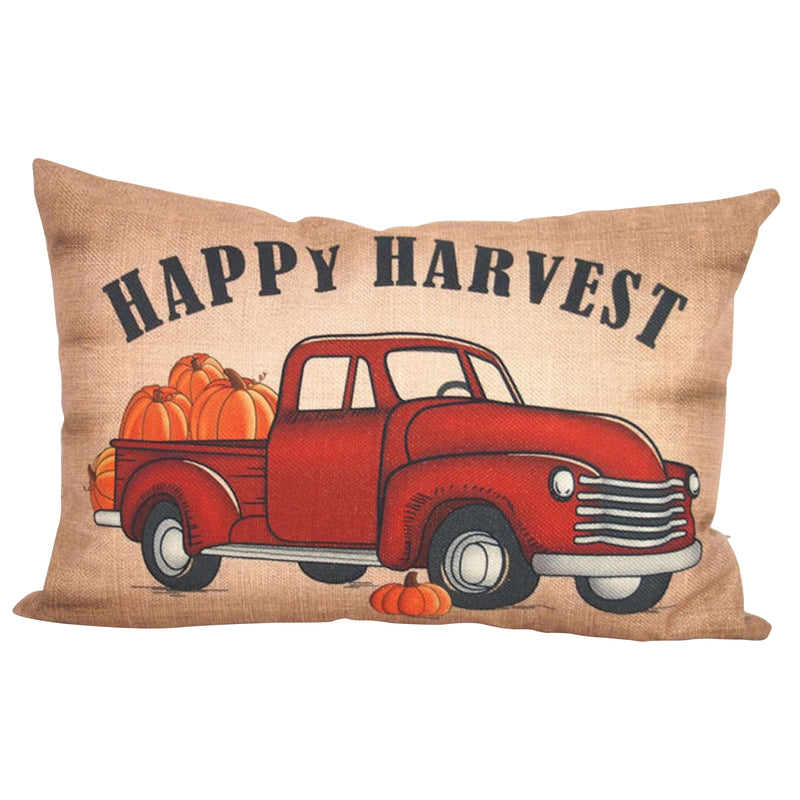 ACE TRADING - JETLINK 1, Celebrations Happy Harvest Truck Pillow Fall Decoration 11.61 in. H x 17.72 in. W 1 pk (Pack of 6)