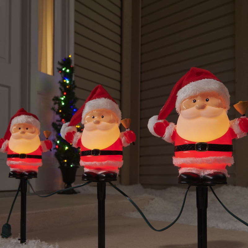 ACE TRADING-INLITEN 2, Celebrations Incandescent Clear Santa 6 in. Pathway Decor