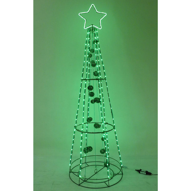 ACE TRADING-INLITEN 2, Celebrations LED Green 62 in.   Yard Decor Hoop Tree