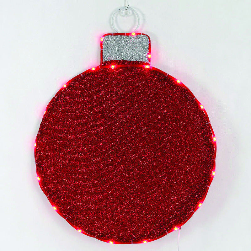 Inliten Llc, Celebrations  LED  Red  16 in. Hanging Decor  Ornament