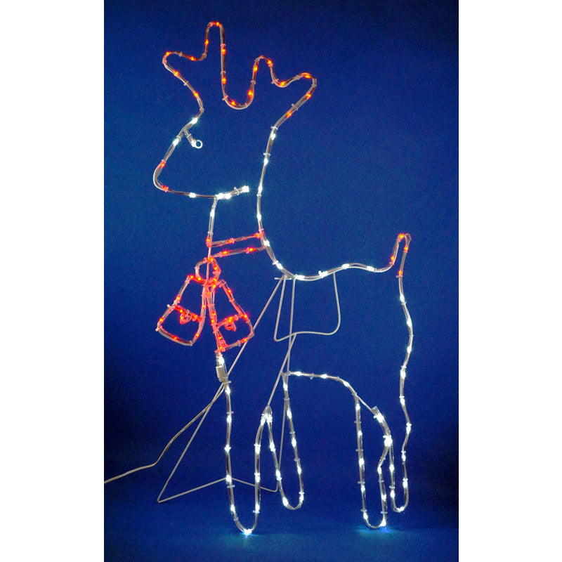 ACE TRADING - SI 9, Celebrations LED Standing Reindeer 35 in. Yard Decor