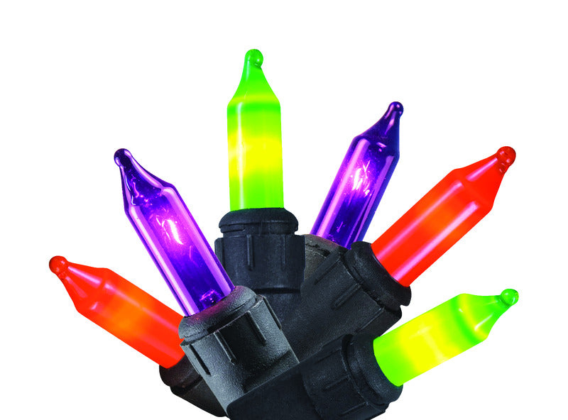 ACE TRADING - SI 9, Celebrations Multicolored 4 in. Incandescent Prelit Halloween Lights