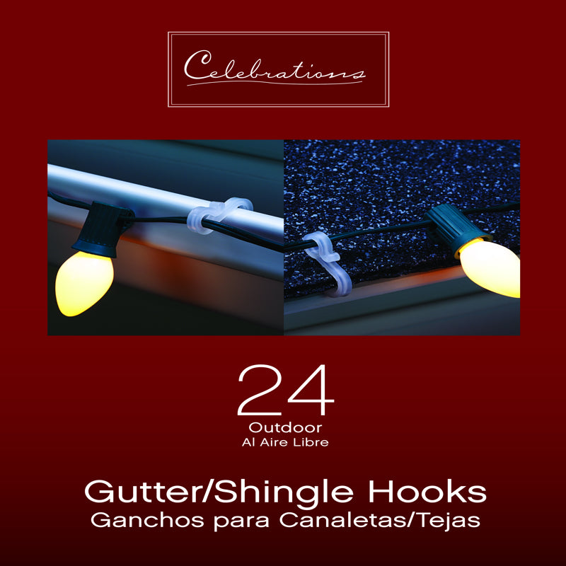 ACE TRADING - GTO LIGHTING HARDWARE, Celebrations Outdoor Light Clip 24 pc