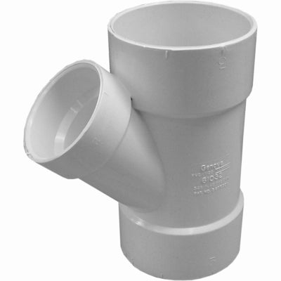 CHARLOTTE PIPE & FOUNDRY CO, Charlotte Pipe Schedule 30 3 in. Hub X 3 in. D Hub PVC Wye 1 pk