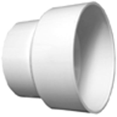 CHARLOTTE PIPE & FOUNDRY CO, Charlotte Pipe Schedule 40 4 in. Hub X 2 in. D Hub PVC Reducing Coupling 1 pk