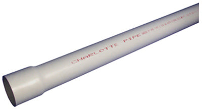 CHARLOTTE PIPE & FOUNDRY CO, Charlotte Pipe Schedule 40 PVC Pressure Pipe 2 in. D X 20 ft. L Bell 280 psi