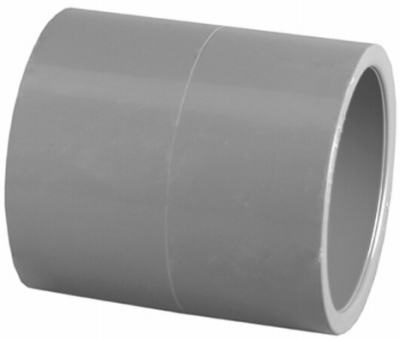 CHARLOTTE PIPE & FOUNDRY CO, Charlotte Pipe Schedule 80 3/4 in. Slip X 3/4 in. D Slip PVC Coupling 1 pk