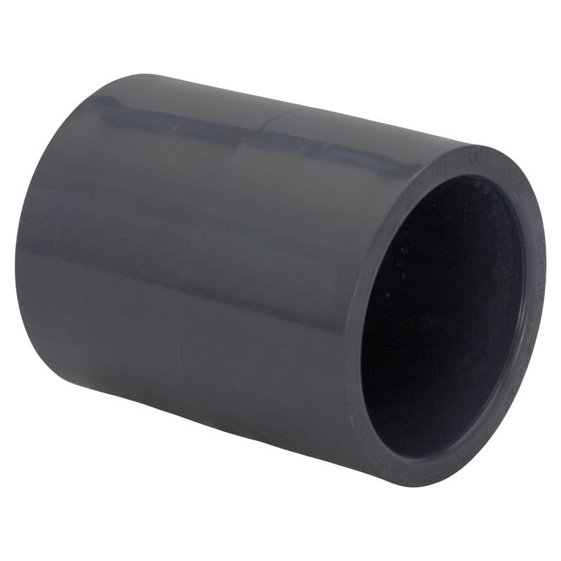 CHARLOTTE PIPE & FOUNDRY CO, Charlotte Pipe Schedule 80 3/4 in. Slip X 3/4 in. D Slip PVC Coupling 1 pk