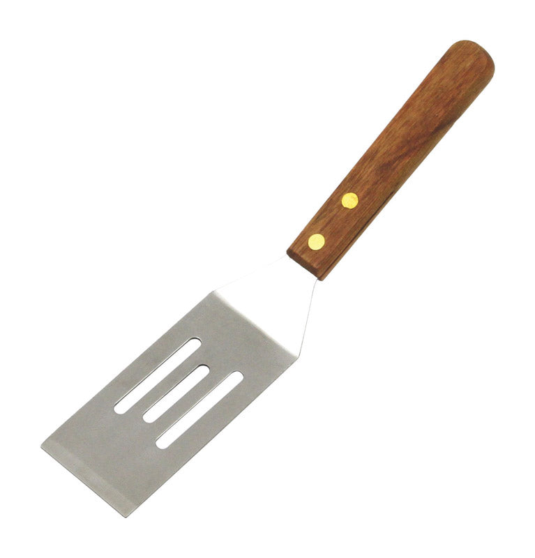 CHEF CRAFT CORPORATION, Chef Craft 3 in. W x 8 in. L Multicolored Stainless Steel/Wood Slotted Cookie Spatula (Pack of 3)