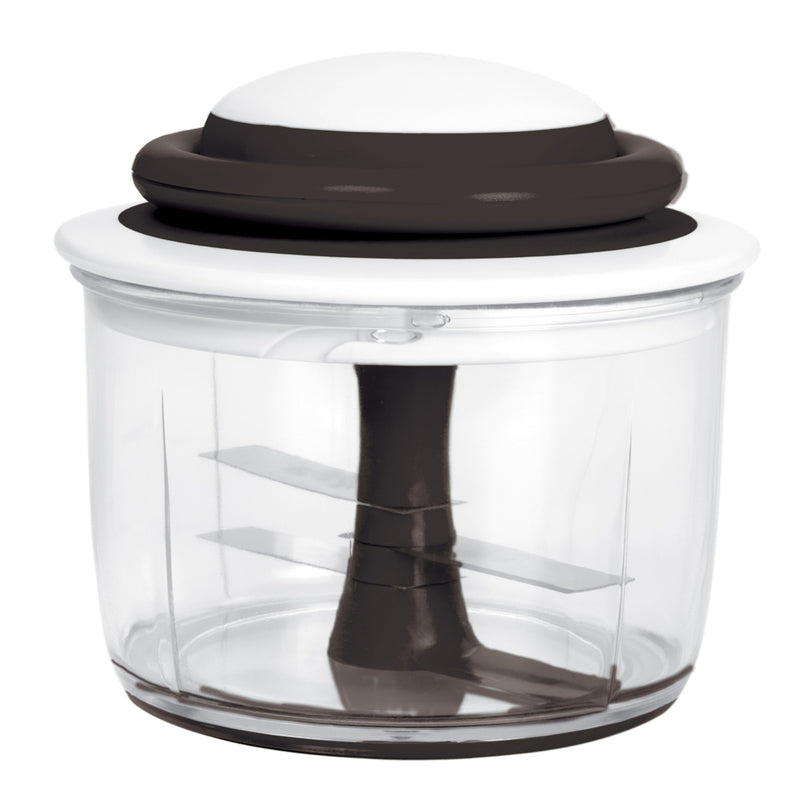 LIFETIME BRANDS CORPORATION, Chef'n VeggiChop Black/Clear Glass/Plastic/Stainless Steel Food Chopper