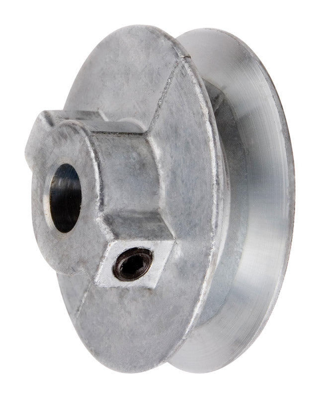 CHICAGO DIE CASTING, Chicago Die Cast 1 3/4 in. D Zinc Single V Grooved Pulley