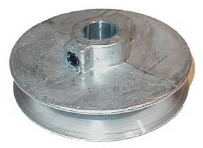 CHICAGO DIE CASTING, Chicago Die Cast 1 3/4 in. D Zinc Single V Grooved Pulley