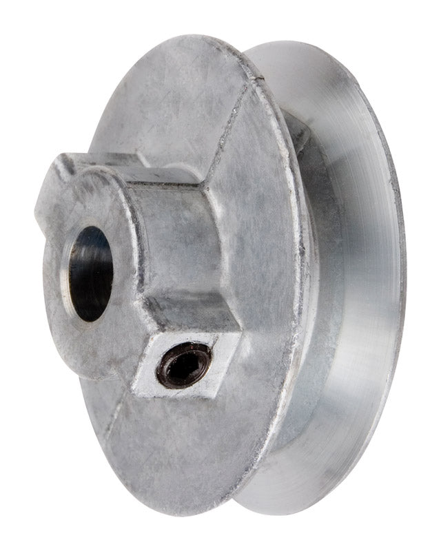 CHICAGO DIE CASTING, Chicago Die Cast Zinc 3/4 in. Bore Single V Grooved Pulley 2-1/2 Dia. in.