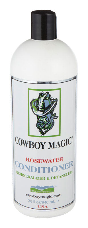 MWI VETERINARY SUPPLY, Cowboy Magic  Liquid  Rosewater Conditioner  For Horse 32 oz.