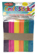 JENSEN DISTRIBUTIONS SERVICES, Creative Arts Craft Sticks Assorted 150 pc