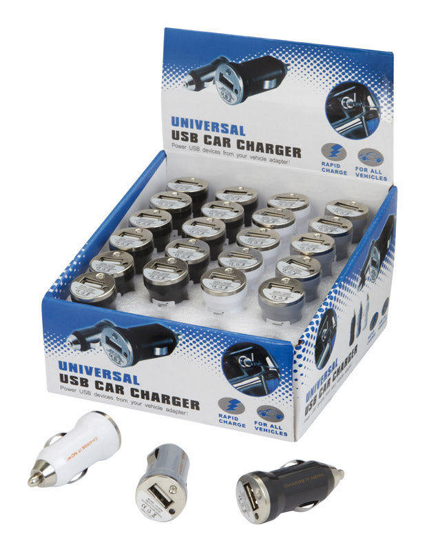 DIAMOND VISIONS INC, Diamond Visions USB Car Charger (Pack of 24)