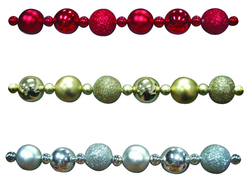 ACE TRADING - KNE, Dyno Bauble Multicolored Garland 15 ft. L (Pack of 12)