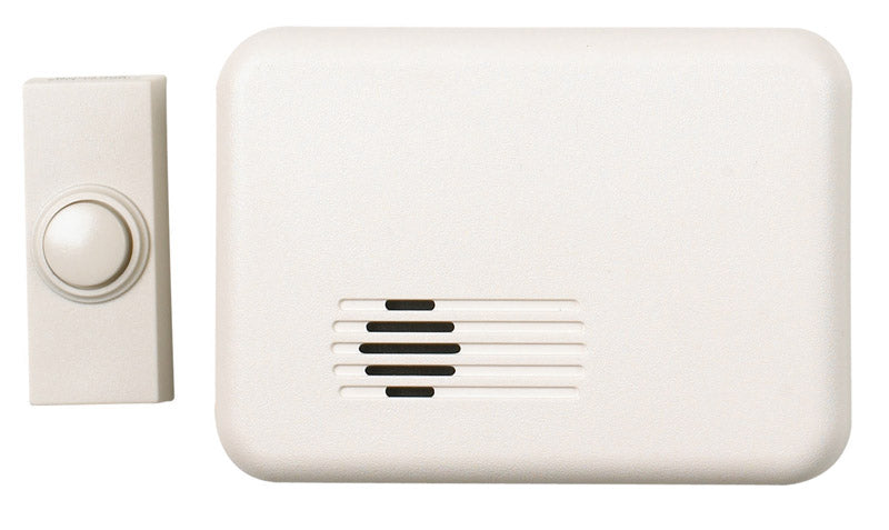 ACE TRADE - HEATH ZENITH, Heath Zenith White Plastic Wireless Door Chime