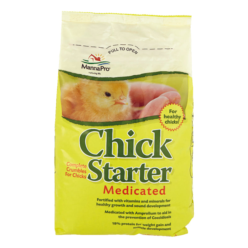 MWI VETERINARY SUPPLY, Manna Pro  Chick Starter  Grower/Starter Feed  Crumble  For Poultry 5 lb.