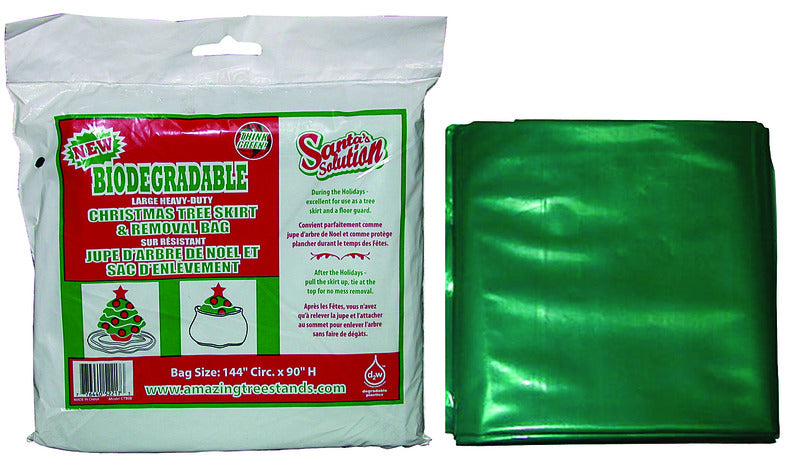 WOODLINK LTD., Santas Solutions 90 in. H x 144 in. W Christmas Tree Disposal Bag (Pack of 24)