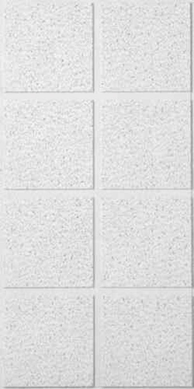 USG INTERIORS INC, USG Radar Illusion Non-Directional 48 in. L X 24 in. W 3/4 in. Shadow Line Tapered Ceiling Tile (Pack of 6)