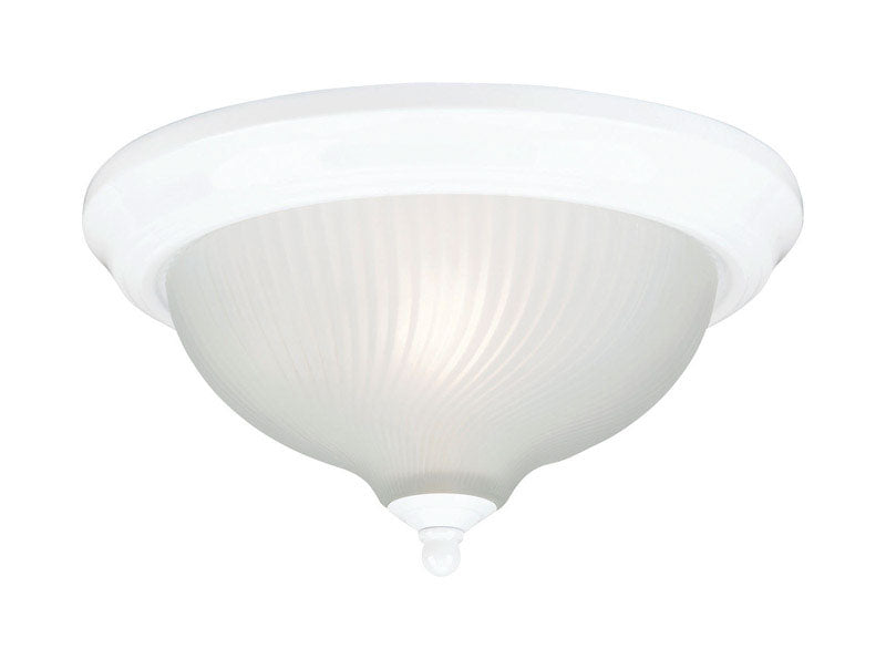 ACE TRADING - WESTINGHOUSE CONS, Westinghouse  8 in. H x 11-1/2 in. W x 11-1/2 in. L White  Ceiling Fixture